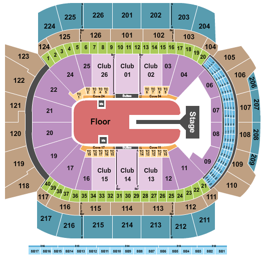 Climate Pledge Arena Florence + The Machine Seating Chart